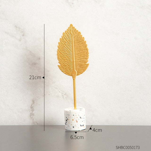 Ginko Biloba Leaf Ornaments - Floral Fawna