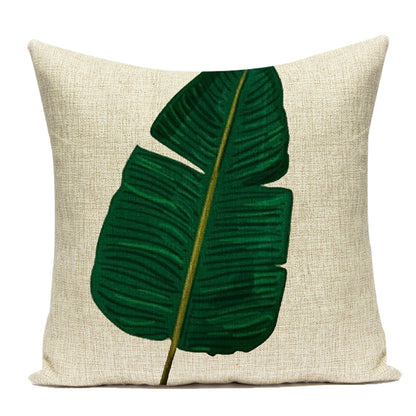 Palm Leaf Cushion Covers - Floral Fawna