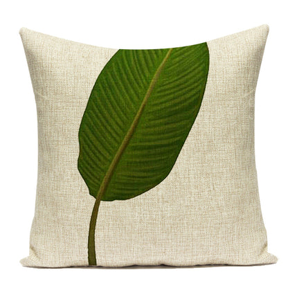 Palm Leaf Cushion Covers - Floral Fawna