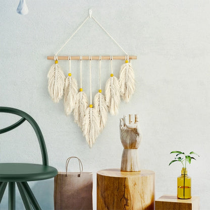 Macramé Boho Wall Hanging - Floral Fawna