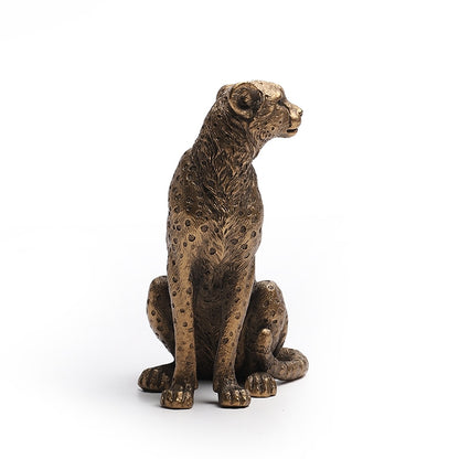 African Leopard Ornament - Floral Fawna