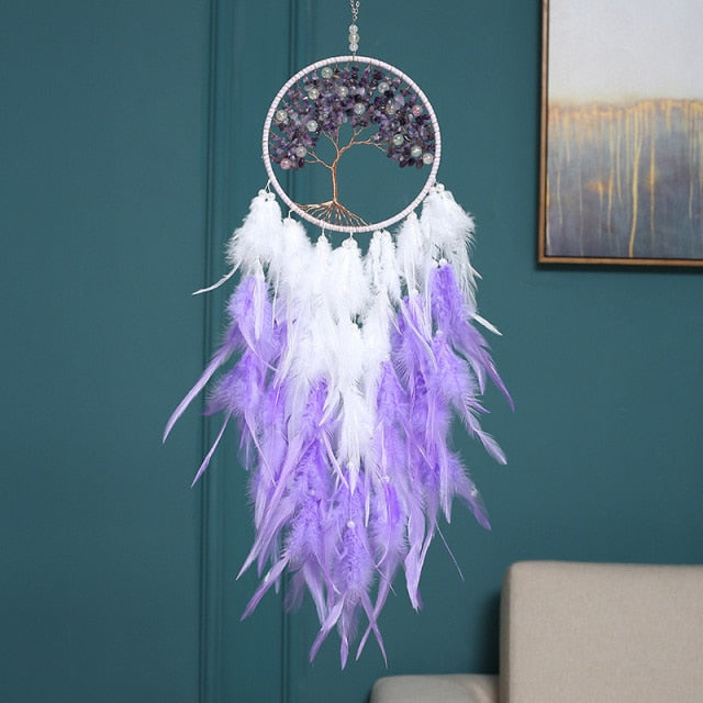 Tree of Life Dream Catcher - Floral Fawna