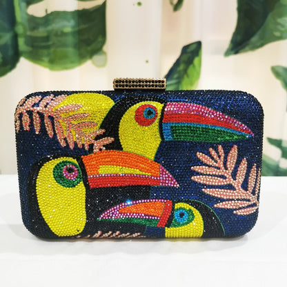 Tropical Toucan Clutch Bag - Floral Fawna