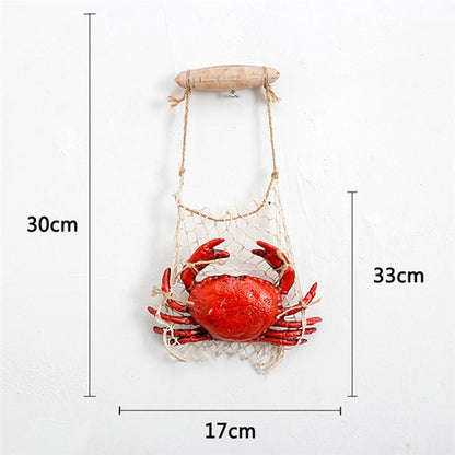 Lobster &amp; Crab Wall Hangings - Floral Fawna