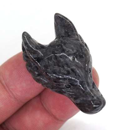 Wolf Head Crystal - Floral Fawna