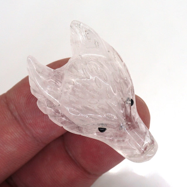 Wolf Head Crystal - Floral Fawna