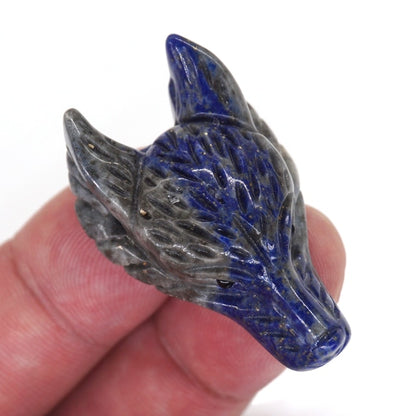 Wolf Head Crystal - Floral Fawna