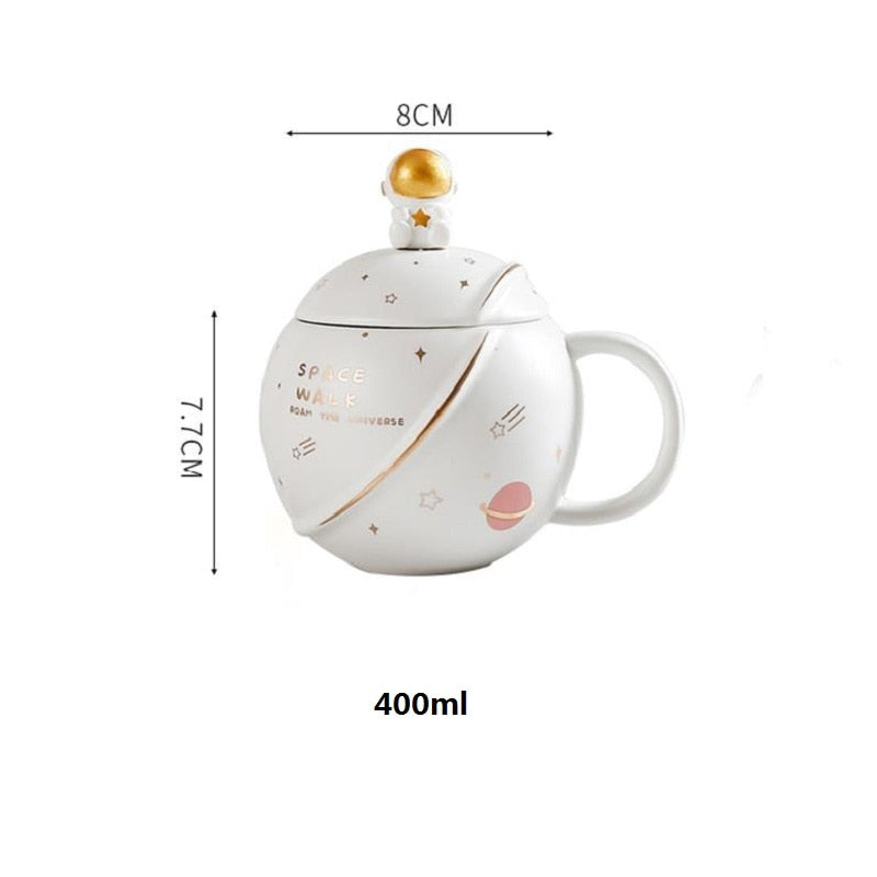 Solar System Large Capacity Mug - Floral Fawna