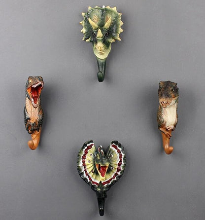 Dinosaur Coat Hook - Floral Fawna