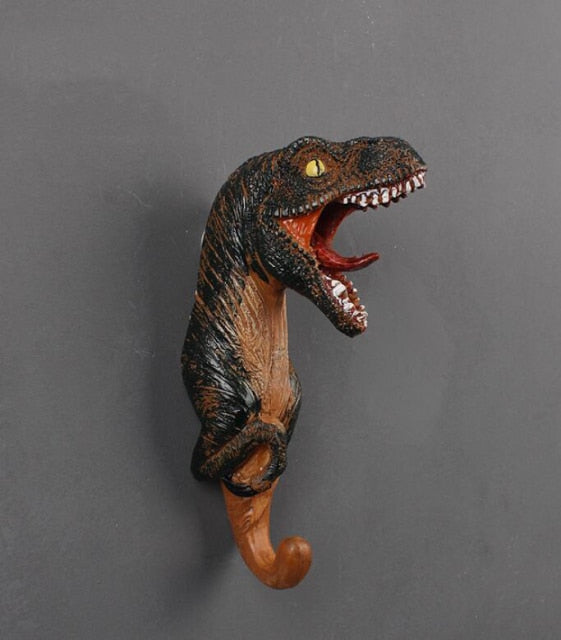 Dinosaur Coat Hook - Floral Fawna