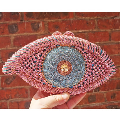 All Seeing Eye Crystal Clutch - Floral Fawna