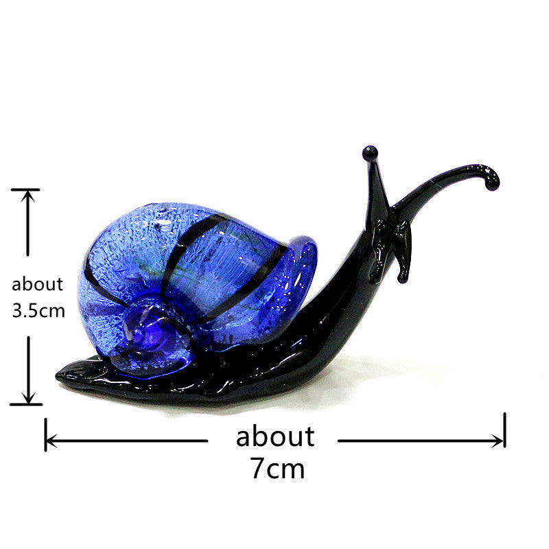 Miniature Glass Snail - Floral Fawna