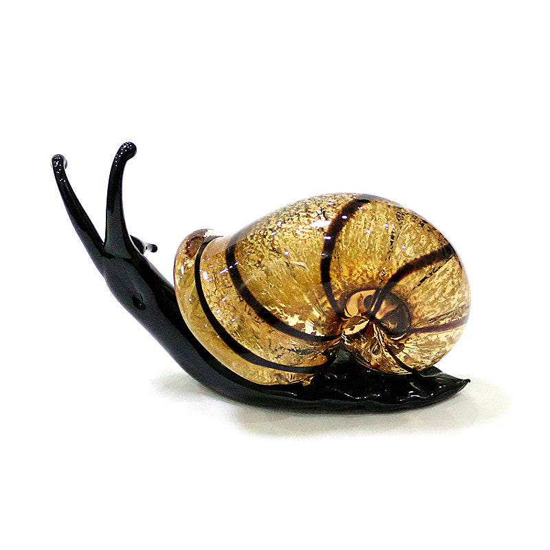 Miniature Glass Snail - Floral Fawna