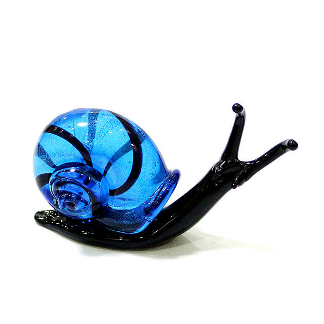 Miniature Glass Snail - Floral Fawna