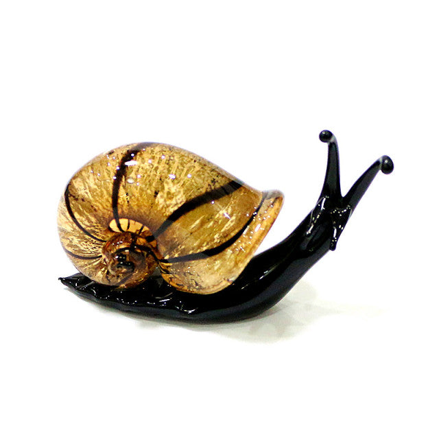 Miniature Glass Snail - Floral Fawna