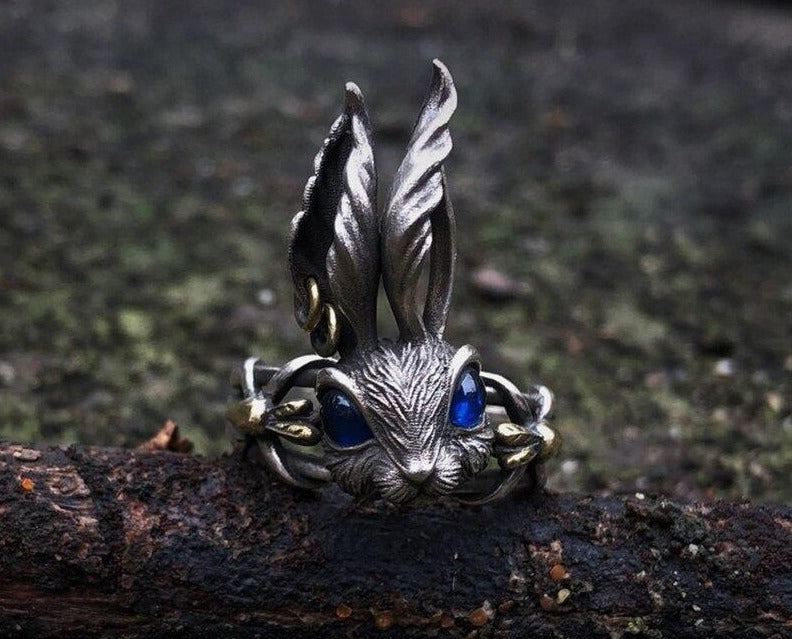 White Rabbit Ring - Floral Fawna