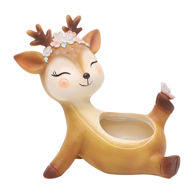 Kawaii Fawn Planter - Floral Fawna