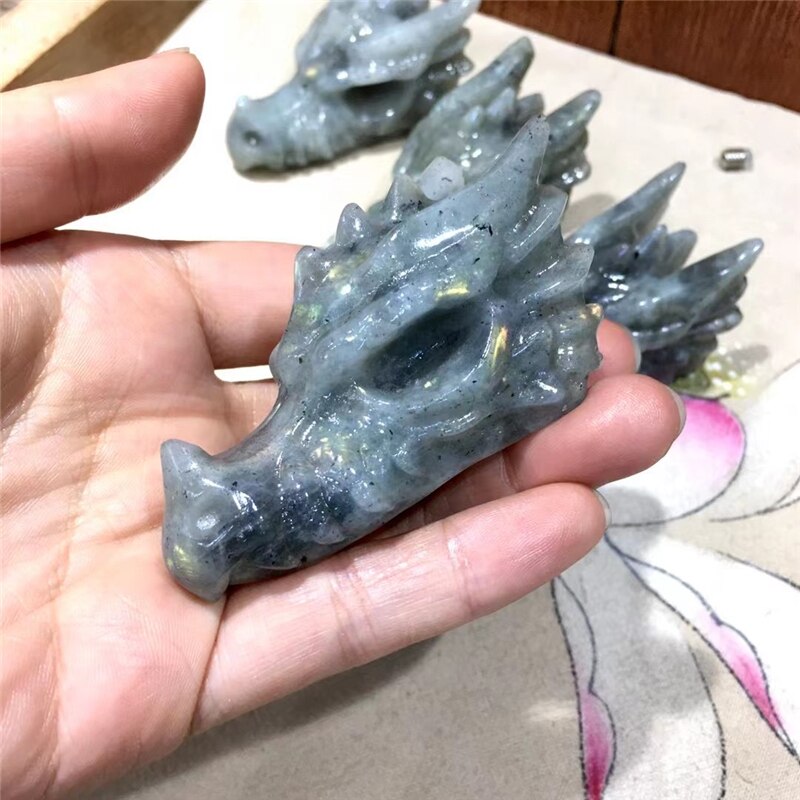 Labradorite Dragon Crystal - Floral Fawna