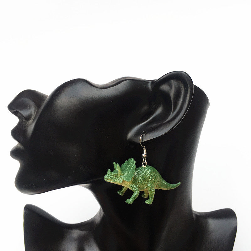 Kitsch Dino Earrings - Floral Fawna