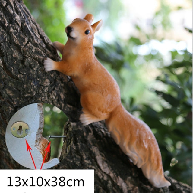 Squirrel Garden Decoration - Floral Fawna