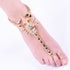 Rhinestone Scorpion Anklet - Floral Fawna