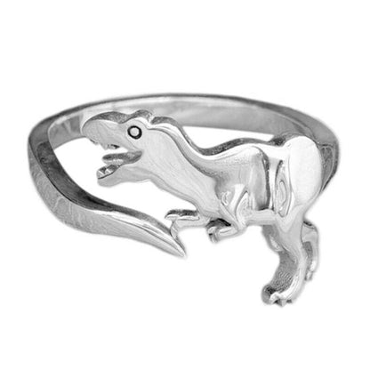 Dinosaur Adjustable Ring - Floral Fawna