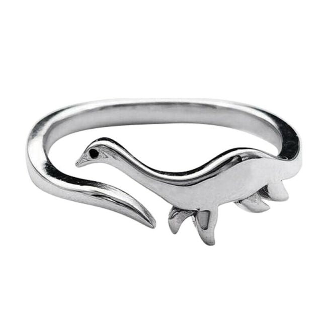 Dinosaur Adjustable Ring - Floral Fawna