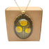 Handmade Real Sunflower Necklace - Floral Fawna