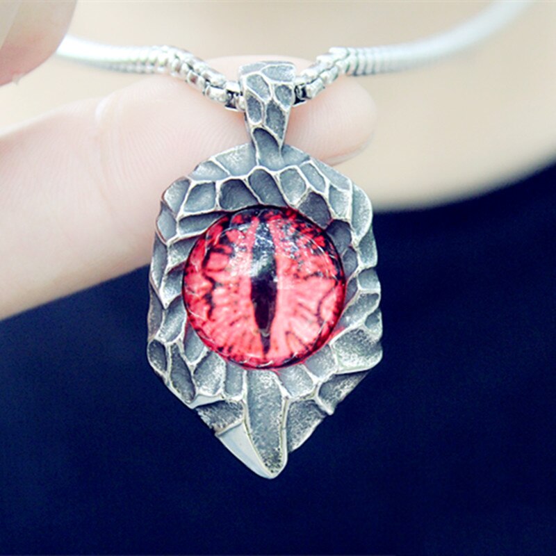 Dinosaur Eye Necklace - Floral Fawna