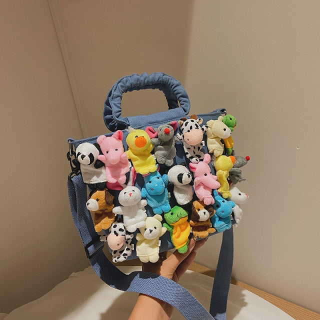 Cartoon Animal Bag - Floral Fawna