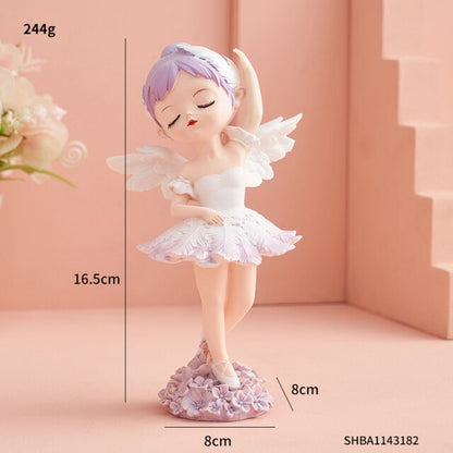 Christmas Angel Figurines - Floral Fawna