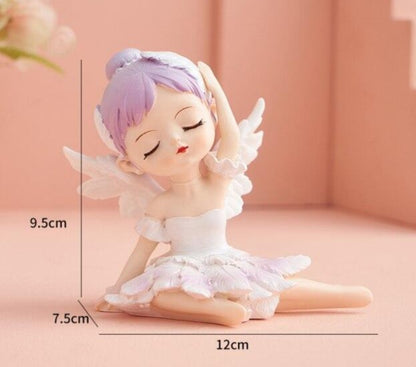 Christmas Angel Figurines - Floral Fawna