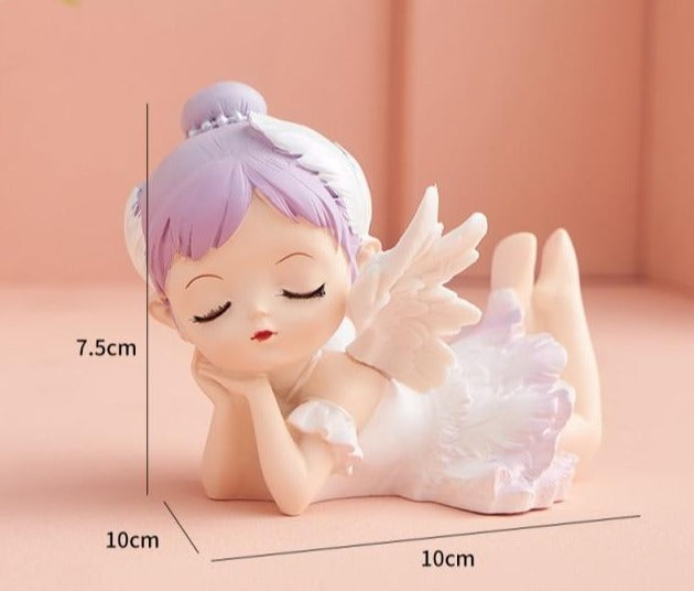 Christmas Angel Figurines - Floral Fawna