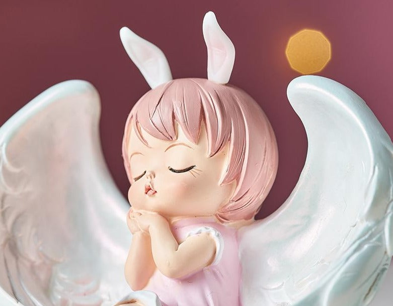 Christmas Angel Figurines - Floral Fawna