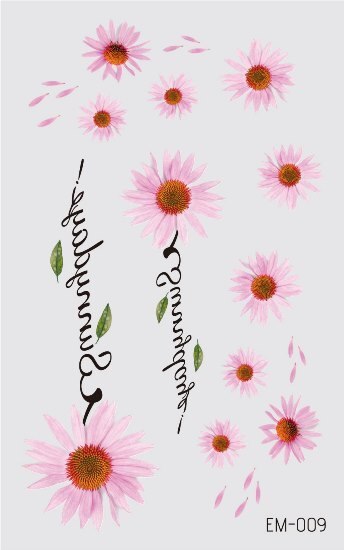 Waterproof Tattoo Stickers - Floral Fawna