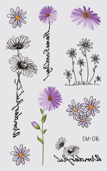 Waterproof Tattoo Stickers - Floral Fawna