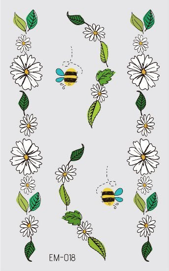 Waterproof Tattoo Stickers - Floral Fawna