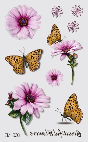 Waterproof Tattoo Stickers - Floral Fawna