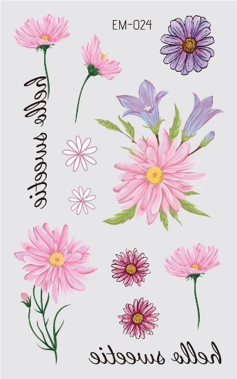 Waterproof Tattoo Stickers - Floral Fawna