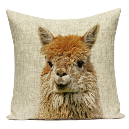 Animal Cushion Cover - Floral Fawna