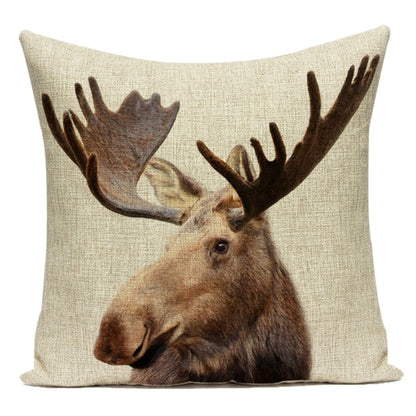 Animal Cushion Cover - Floral Fawna