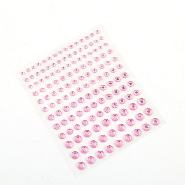 Sparkling Rhinestone Facial Art Stickers - Floral Fawna