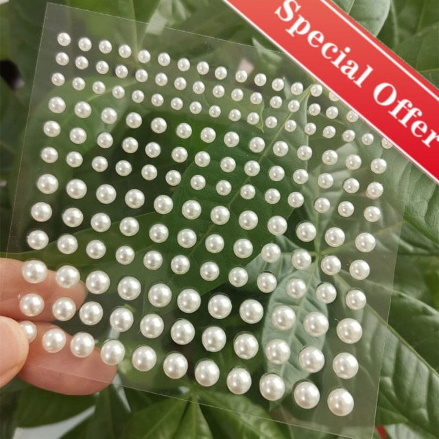 Sparkling Rhinestone Facial Art Stickers - Floral Fawna