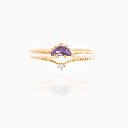 Dainty Dinosaur Ring - Floral Fawna