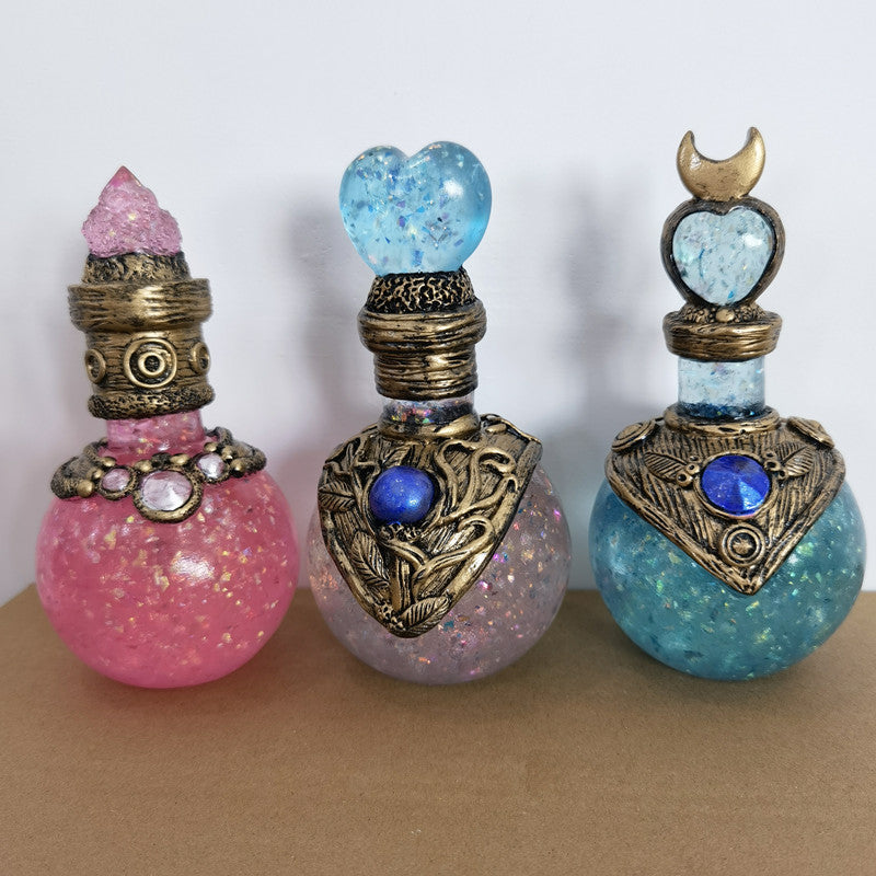 Enchanted Potion Vial - Floral Fawna