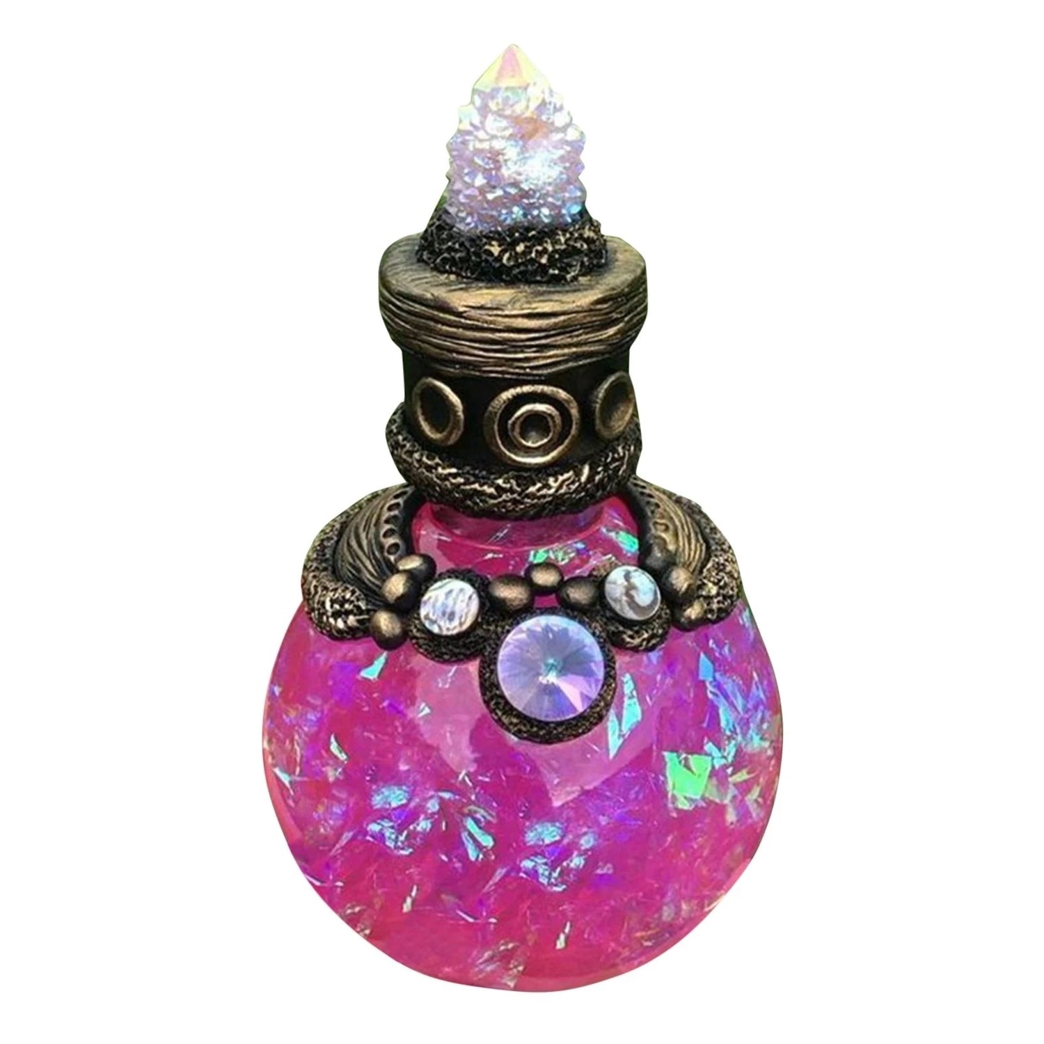 Enchanted Potion Vial - Floral Fawna