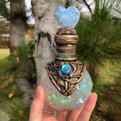 Enchanted Potion Vial - Floral Fawna