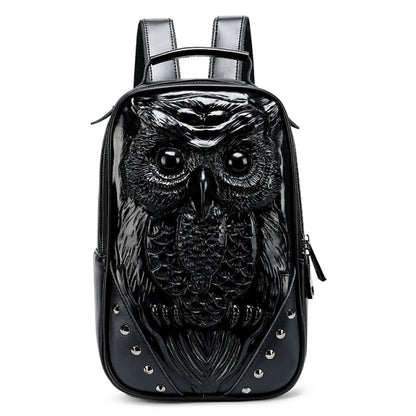 3D Owl Backpack - Floral Fawna