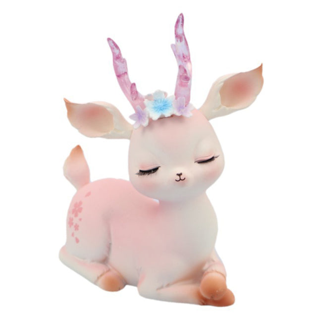 Kawaii Fawn Ornament - Floral Fawna