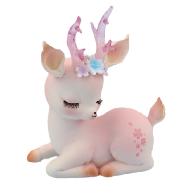 Kawaii Fawn Ornament - Floral Fawna